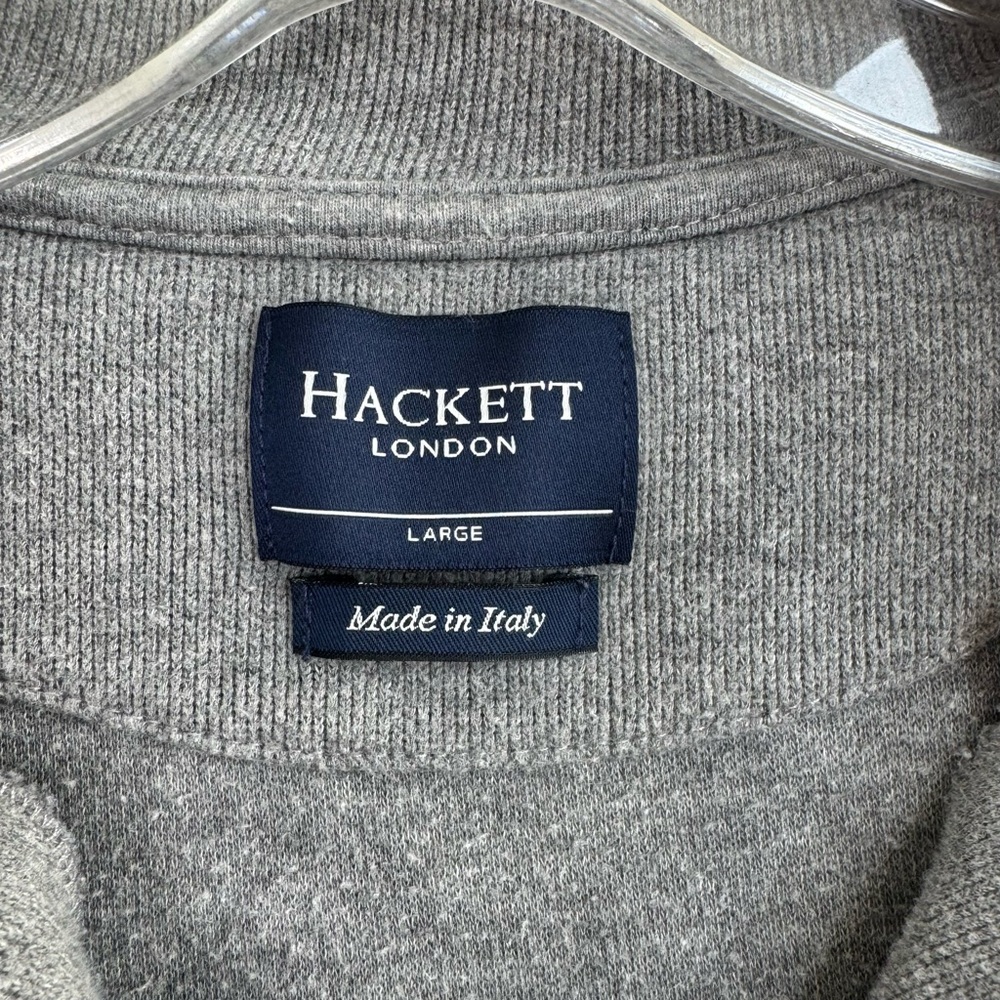 Hackett London Aston Martin Racing Pullover Large Mock Turtleneck 1/4 Zip - Picture 14 of 15
